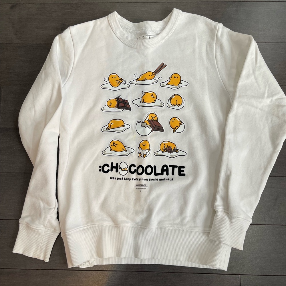 Gudetama x Chocolate collab Sweater